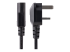 StarTech.com 10ft (3m) UK Computer Power Cable, 18AWG, BS 1363 to C13 Power Cord, 10A 250V, Black Replacement AC Power Cord, TV/Monitor Power Cable, BS 1363 to IEC 60320 C13 Kettle Lead - Nærbilde