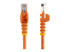 StarTech.com 2m Orange Cat5e / Cat 5 Snagless Patch Cable - Flere vinkler