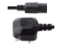 StarTech.com 10ft (3m) UK Computer Power Cable, 18AWG, BS 1363 to C13 Power Cord, 10A 250V, Black Replacement AC Power Cord, TV/Monitor Power Cable, BS 1363 to IEC 60320 C13 Kettle Lead - Fremsiden
