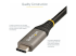 StarTech 3ft (1m) USB C Cable 10Gbps, USB-IF Certified USB-C Cable, USB 3.1/3.2 Gen 2 Type-C Cable, 100W (5A) Power Delivery Charging, DP Alt Mode, USB C to C Cord, Charge & Sync - Nærbilde