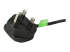 StarTech.com 10ft (3m) UK Computer Power Cable, 18AWG, BS 1363 to C13 Power Cord, 10A 250V, Black Replacement AC Power Cord, TV/Monitor Power Cable, BS 1363 to IEC 60320 C13 Kettle Lead - Nærbilde