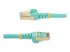 StarTech.com 1m CAT6A Ethernet Cable, 10 Gigabit Shielded Snagless RJ45 100W PoE Patch Cord, CAT 6A 10GbE STP Network Cable w/Strain Relief, Aqua, Fluke Tested/UL Certified Wiring/TIA - Flere vinkler