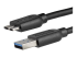 StarTech 2m 6ft Slim USB 3.0 A to Micro B Cable M/M - Høyre vinkel